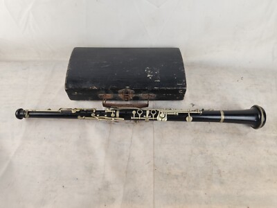A. Rampone Milano Professional Ebony Oboe Italian System Good Condition