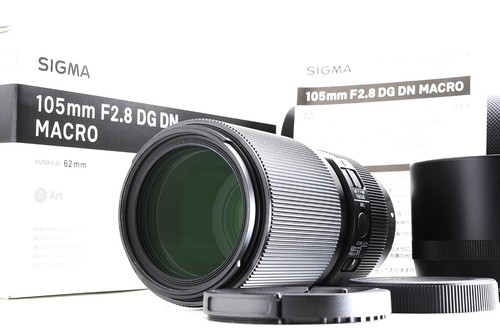 SIGMA 105mm F/2.8 DG DN MACRO Art 020 Lens for SONY E mount Original Box -MINT-