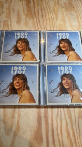 Taylor Swift 1989 Taylor's Version Crystal Skies Blue Deluxe CD LOT OF 4 -- NEW! - Picture 1 of 2