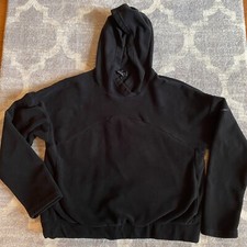 Nike Therma Pullover Hoodie Fleece Sweatshirt Women's M Black Pocket CJ5760