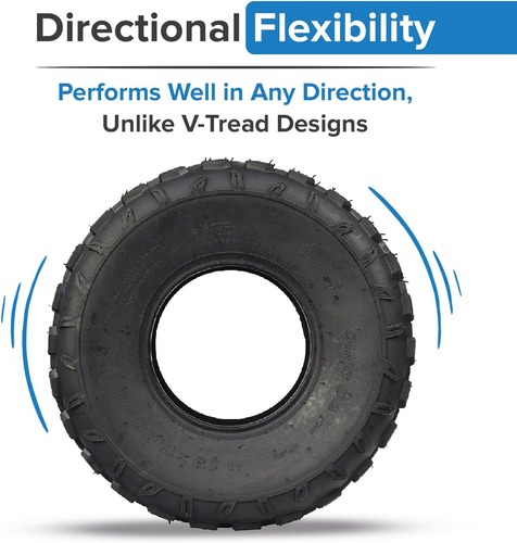 19X7.00-8 Knobby Tire for the Baja MB165 & MB200 Mini Bikes - 19X7-8 Pneumatic - Picture 3 of 7