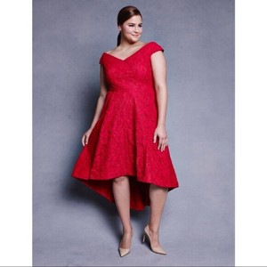 lane bryant red dress
