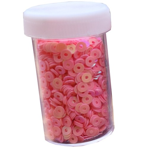 3mm Flat Round Sew on Sequins, 6gms per Storage Tube, Available in 21 Colors - Picture 25 of 30