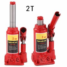 CRIC CRICK IDRAULICO SOLLEVATORE A BOTTIGLIA MARTINETTO MANUALE 2 TON AUTO RUOTE