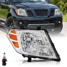 For 2009 2020 2021 Nissan Frontier Truck RH Passenger Headlight Headlamp w/Bulb