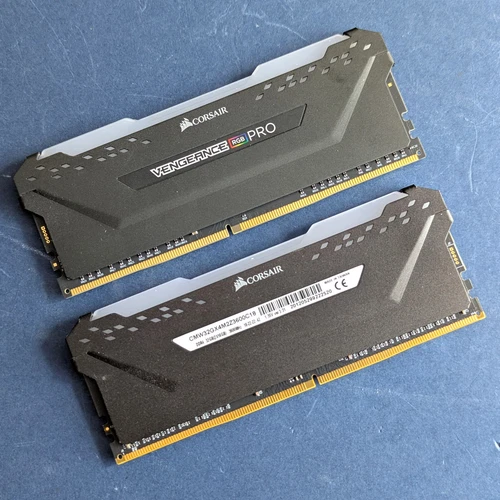 32 GB 2 x 16 GB DDR4 Corsair Vengeance RGB Pro RAM, 3600 CL18, AMD AM4 Optimised