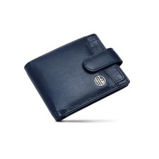 Brand New Authentic RFID Protected Brown BI-Fold Genuine Leather Mens Wallet