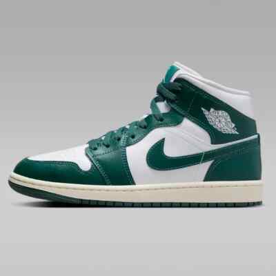 Nike WMNS Air Jordan 1 Mid White Oxidized Green BQ6472-133 Nike WMNS Air Jordan 1 Mid White Oxidized Green BQ6472-133