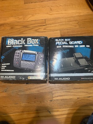 M Audio Black Box Multi Effects Unit w/Pedal Board & Expression Pedal NO PWR SUP