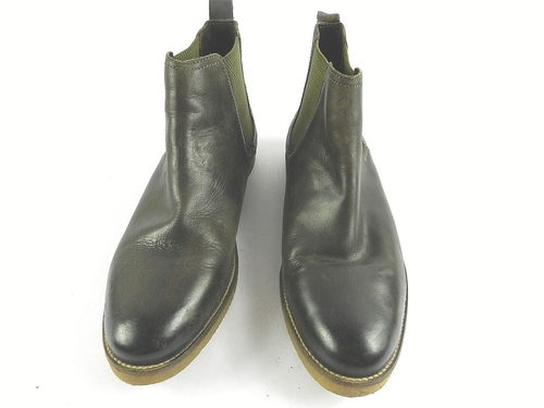 Botas Chelsea Base London Ferdinand Cuero Liso Negras TALLA 12 A332 - Imagen 2 de 11