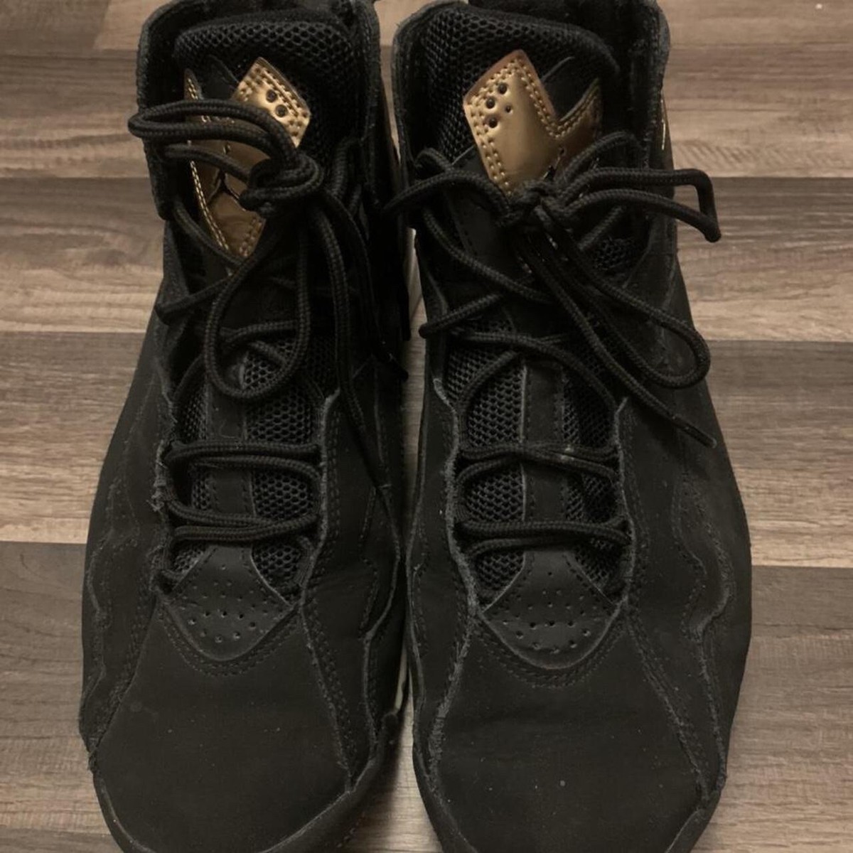 Size Jordan True Flight Black Metallic Gold