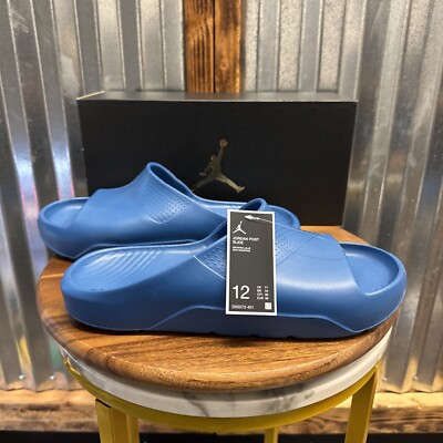 Nike Jordan Slides Mens Post Cushioned Slip On Industrial 