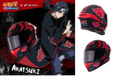 Bilmola x Naruto Motorcycle Helmet  Limited Edition Rapid RSLT ECE R22.05 (XL)