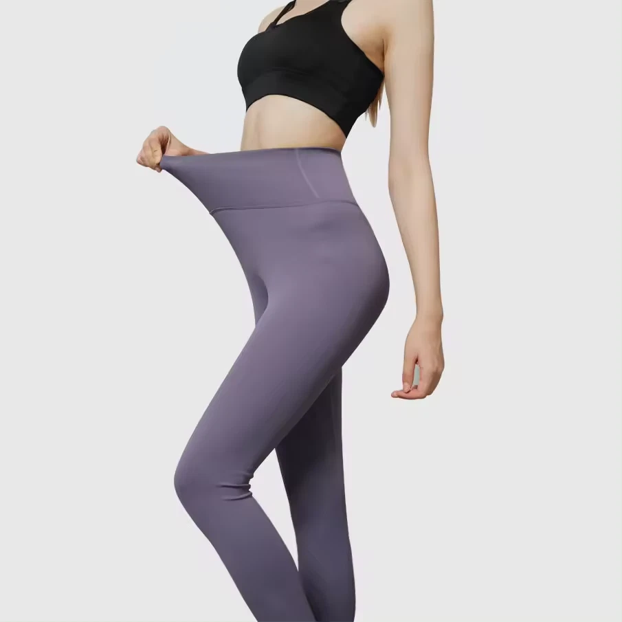 ANNIEGO 2-pack High Waist Women's High Waist Workout Sports Yoga Leggings - Image 2 of 4