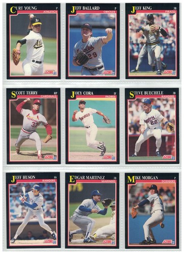 1991 Score Major League Baseball Cards - YOU PICK FROM LIST! *D - Picture 33 of 49