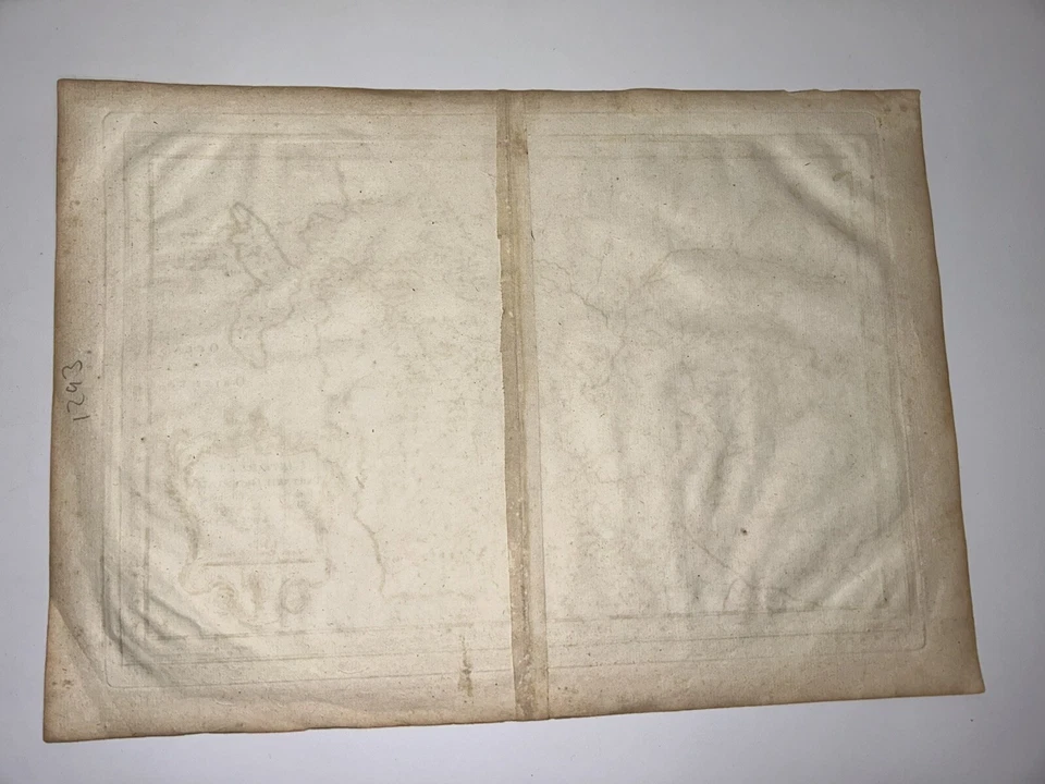 Mapa CARTE DE LA TARTARIE ORIENTALE c1749 Foto 2 de 4