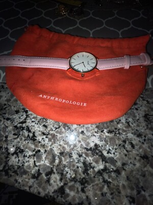 Cluse Women's Watch (White Face/Gold Trim/Pink Band) Japan Movement