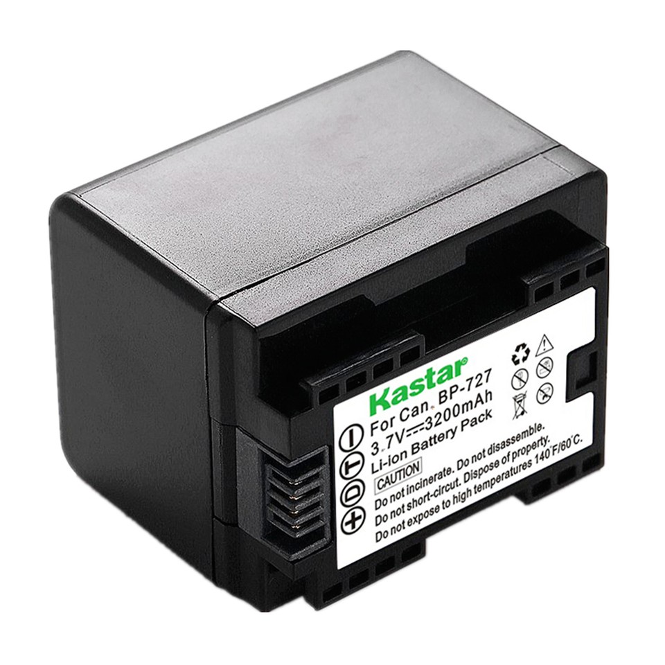 Batteria Ricambio Canon VIXIA HF M50 T6 Power | 2400mAh Nero