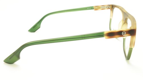 Marco de Gafas Alexander McQueen MCQ 0051 G1Q Verde La Habana Acetato Italia 55-16 - Imagen 7 de 9