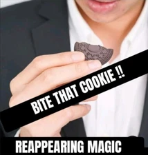 Magic Trick Restore Biten Cookie Bite Close Up Street Magician Gimmick Prop 