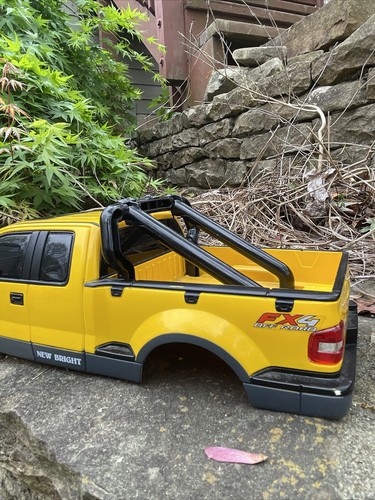 New Bright RC 1:16 F150 FX4 Yellow Crawler Scale Hard Body Free Shipping - Picture 12 of 16