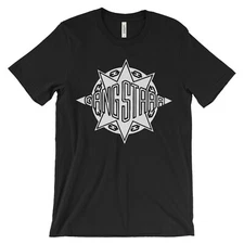 Gang Starr T Shirt - hip hop  classic - DJ Premier GURU logo mass appeal dwyck