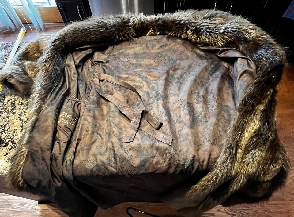 Vintage Mink Fur Coat Full Length Mink Trench Coat XL Javurek Furs Real