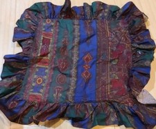 1 Ralph Lauren Gemstone Paisley Stripe Russian Bohemian Pillow Cover Only