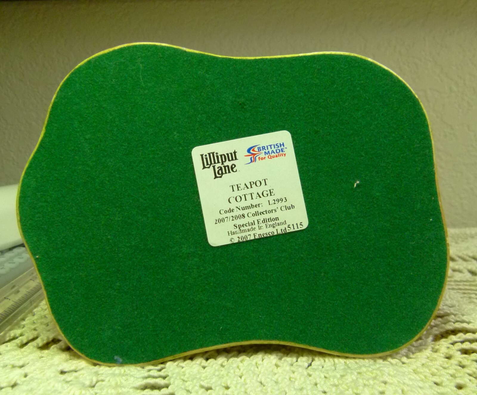 2007/2008 Lilliput Lane TEAPOT COTTAGE Collectors Club Special Edi No Deed/Box eBay