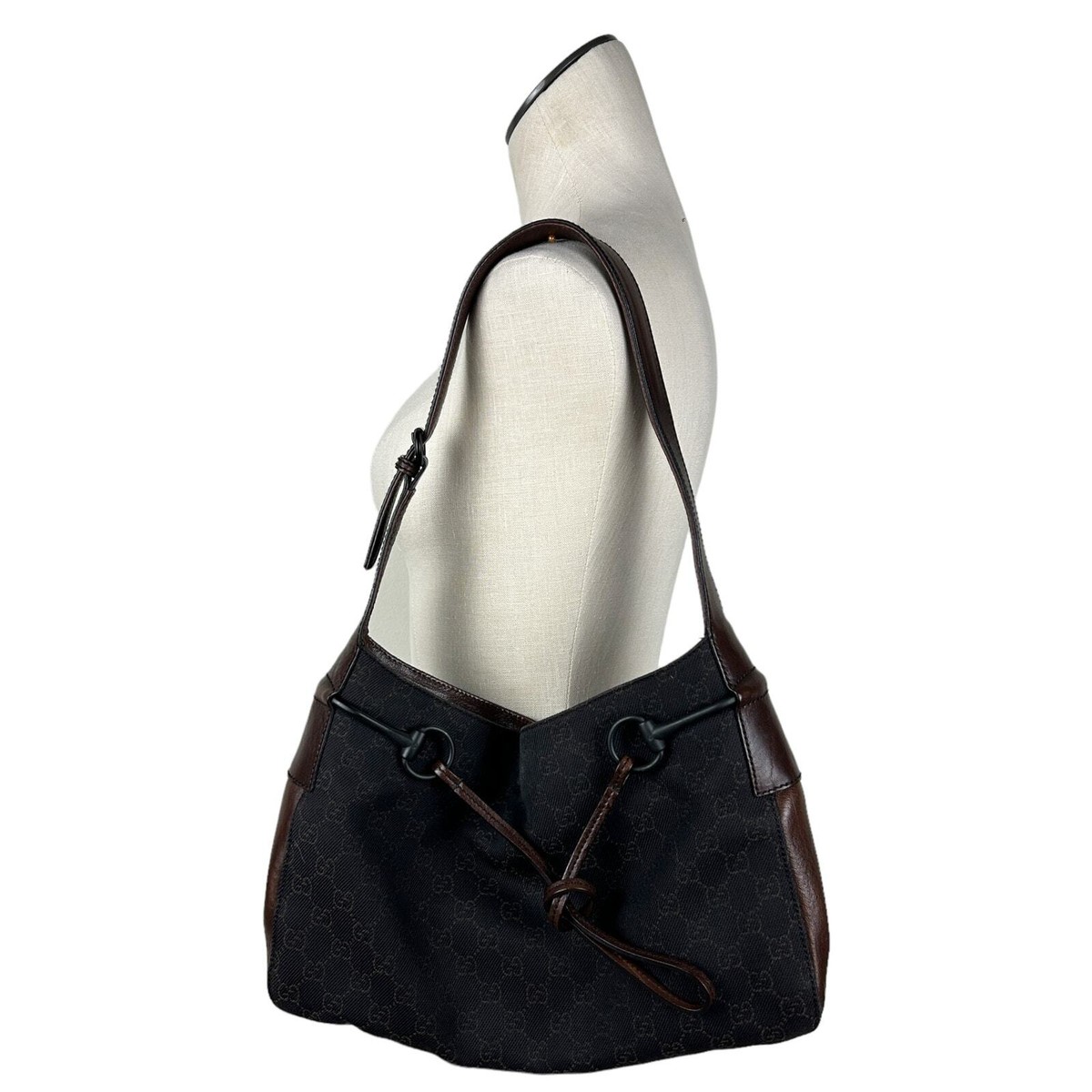 Gucci GG Monogram Horsebit Brown Denim Shoulder Hobo Bag | eBay Gucci GG Monogram Horsebit Brown Denim Shoulder Hobo Bag | eBay