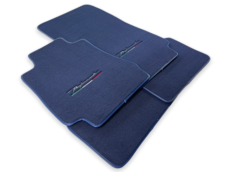 Alfombrillas para Alfa Romeo Giulietta 2017-2021 Perfomante azul oscuro a medida Foto 4 de 4