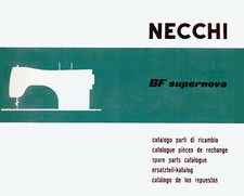 Su CD * 1956 NECCHI macchina da cucire BF SUPERNOVA catalogo ricambi