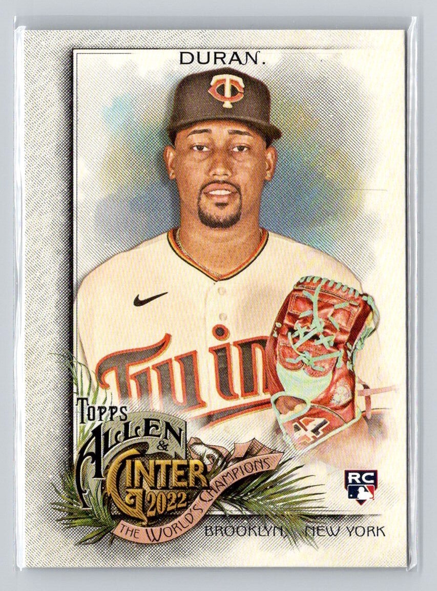 2022 Topps Allen & Ginter #224 Jhoan Duran RC Baseball Card Minnesota Twins