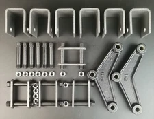 Trailer Leaf Spring Hanger Kit for Double Eye Springs Tandem Axle Suspension