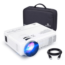 Vankyo Leisure 3  Mini Projector 1080P with HDMI, VGA, TF, AV, USB - White