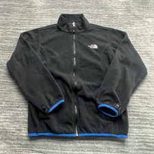The North Face Jacket Size L 14-16 Youth Boys Kids Full Zip Black