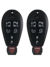 2x Replacement Keyless Entry Remote Key Fob For Chrysler Dodge Caravan