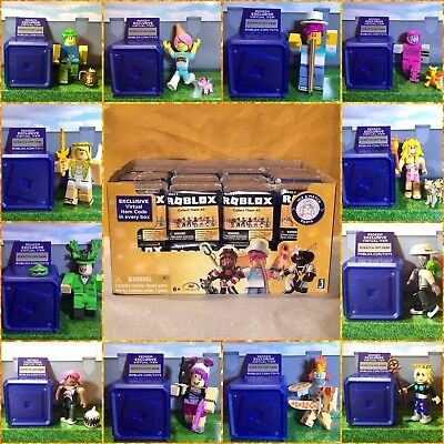 Roblox Celebrity Series 2 Mystery Blue Box Kids Toys Figures New Virtual Codes Ebay - ebay roblox toy codes