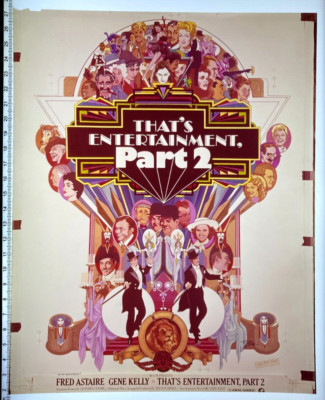 THATS ENTERTAINMENT PT 2 Orig Movie Photo Transparency MGM Musicals Poster Art