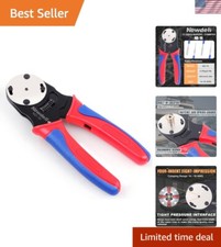 Durable Ratchet Crimp Tool for Automotive  Marine Use - 14/16/18 AWG Compatible