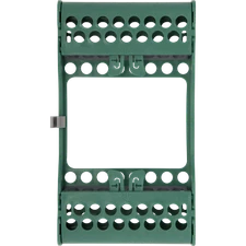 Zirc Dental 50Z927D E-Z Jett Sterilization Cassette 8-Place Green