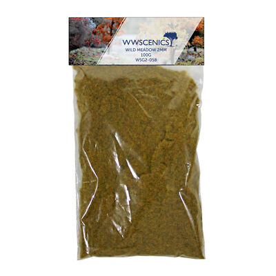 WSG2-058 WWScenics Refill 1000ml 2mm Wild Meadow Static Grass - 100g