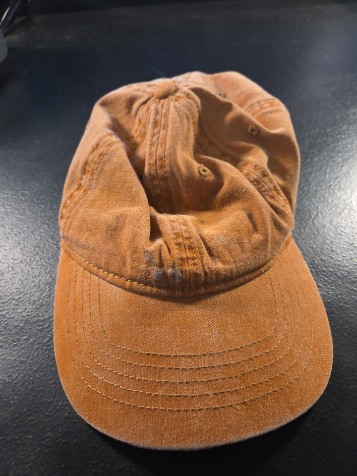 Solid Blank Red Orange  Adjustable Cap Hat - image 9