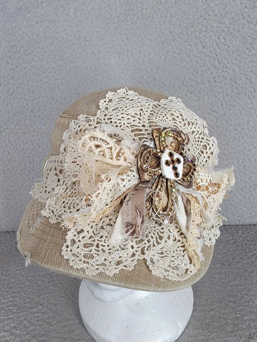 Chic Embellished Women\'s Hat in Tan Women main image 4