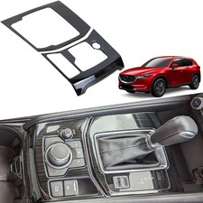 Steel Accessories Center Console Gear Shift Panel Cover For 2017-2025 Mazda Cx5