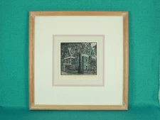 Victorian House Wood Engraving Limited ED 11/50 Signed Rosemary Feit Covey