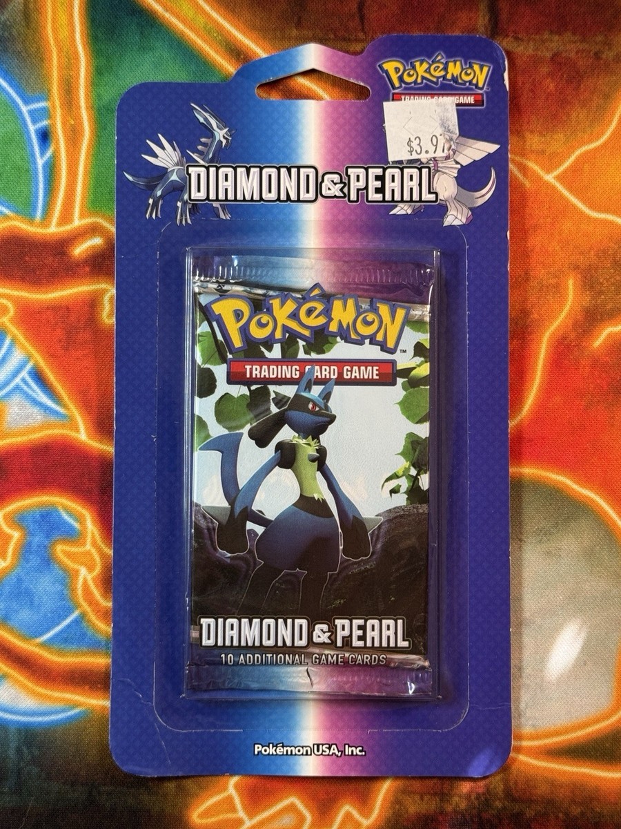 Resurrection　モンスターメーカー　ブースターパック Pokemon Diamond & Pearl Base Set Booster Blister Pack Lucario Art