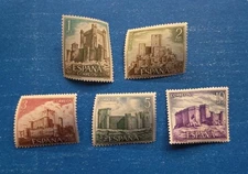 Spain Stamps, Scott 1720-1724 Complete Set MNH