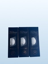Titleist Pro V1 Golf Balls White, 3pk 1 Sleeve 20251 Lot Of 3
