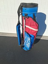 Vintage Palmer ProGroup Inc. Sunday Golf Carry Bag Red White Blue Lightweight